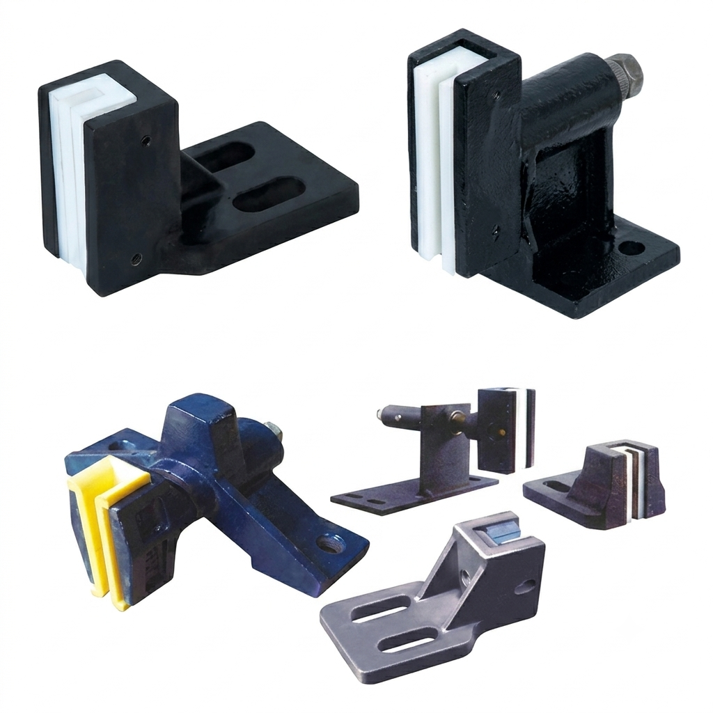 The Counter Shoe is a precision-engineered elevator guide component designed to provide smooth, stable, and reliable movement of the counterweight along the guide rails. Manufactured from high-quality, wear-resistant materials, it minimizes friction, reduces vibration, and ensures safe and efficient elevator operation.