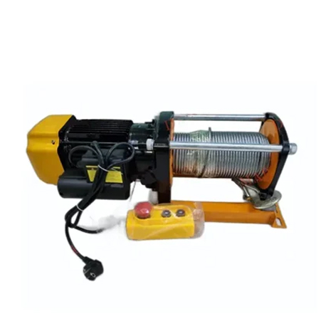 Single phase KCD Electric winch 1 T x 50 mtr x 6 mm